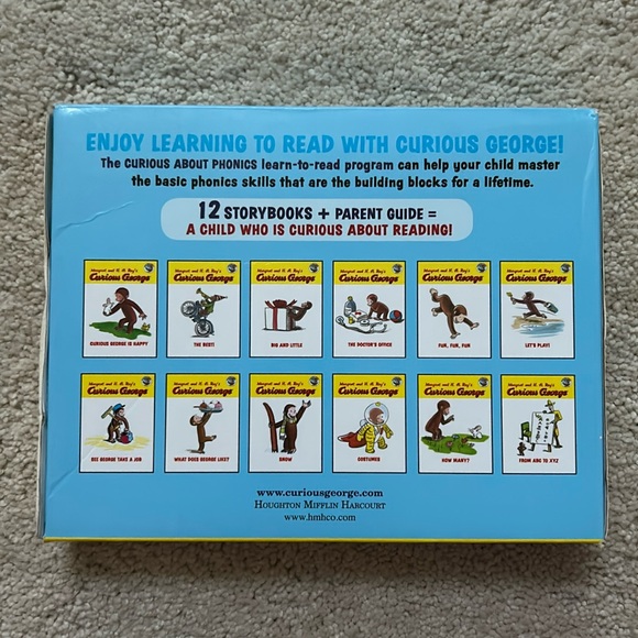 Curious George Phonics 12 books set - Picture 2 of 8